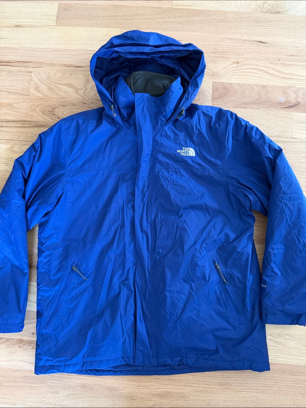 The North Face HyVent Blue 2 in 1 Winter Parka w/ removable lining Men's XL